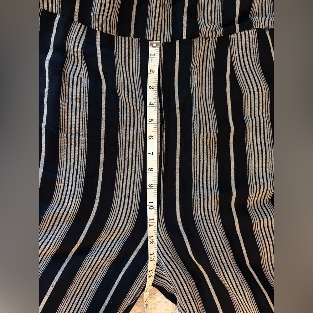 Rails Angela v neck jumpsuit in mediterranean stripe with matching belt - Picture 10 of 13